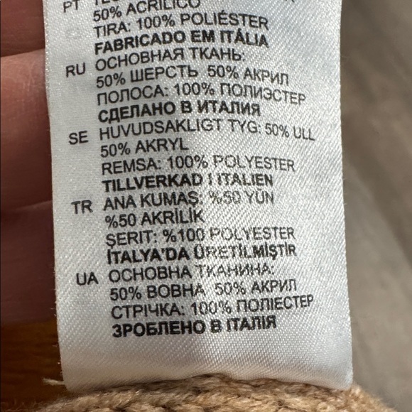 Sandro Paris  Black and Tan Geometric Sweater Size 3 - Picture 15 of 15